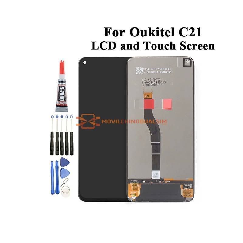 Pantalla LCD + pantalla táctil de reemplazo para movil chino Oukitel C21