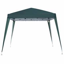 Preciosa Carpa Cenador Plegable para jardin o Exterior en color verde y tela Oxford 297x297 cm