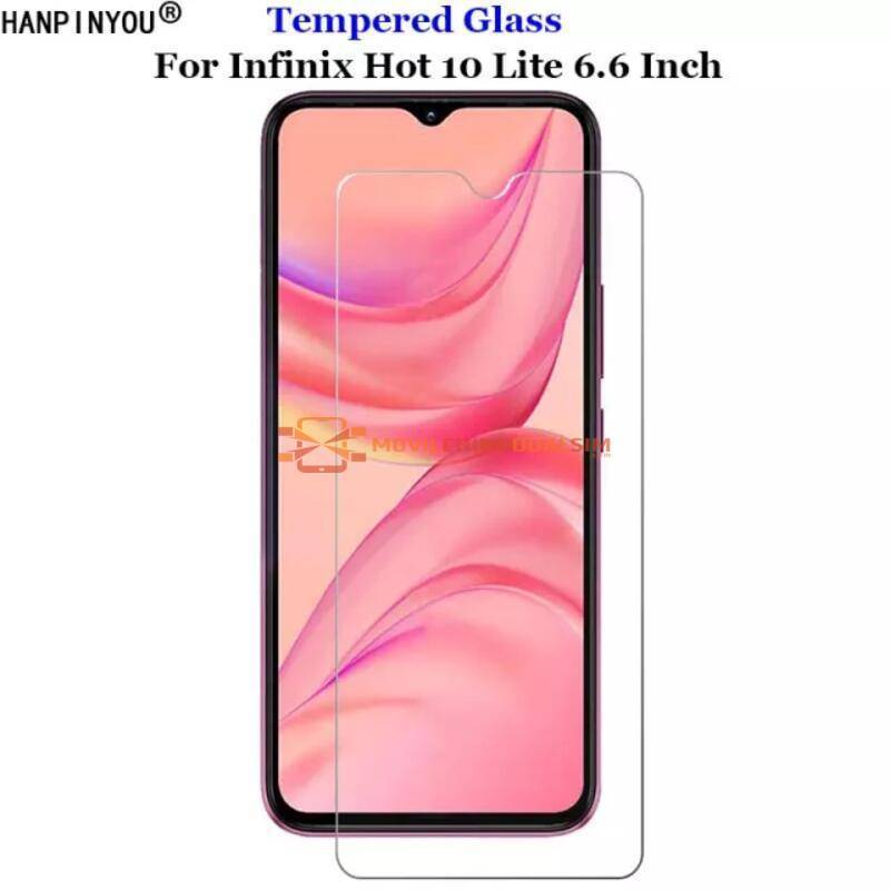 2 Unidades de protector de pantalla vidrio templado de alta calidad para movil chino Infinix Hot 10 Lite