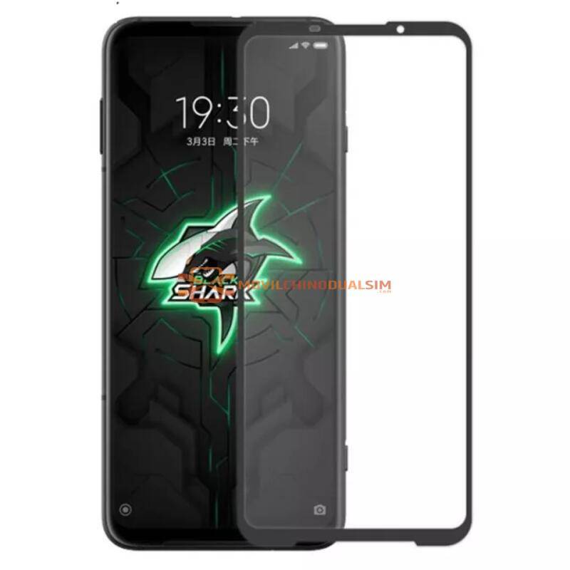 2 Unidades de protector de pantalla vidrio templado de alta calidad para movil chino Xiaomi Black Shark 4