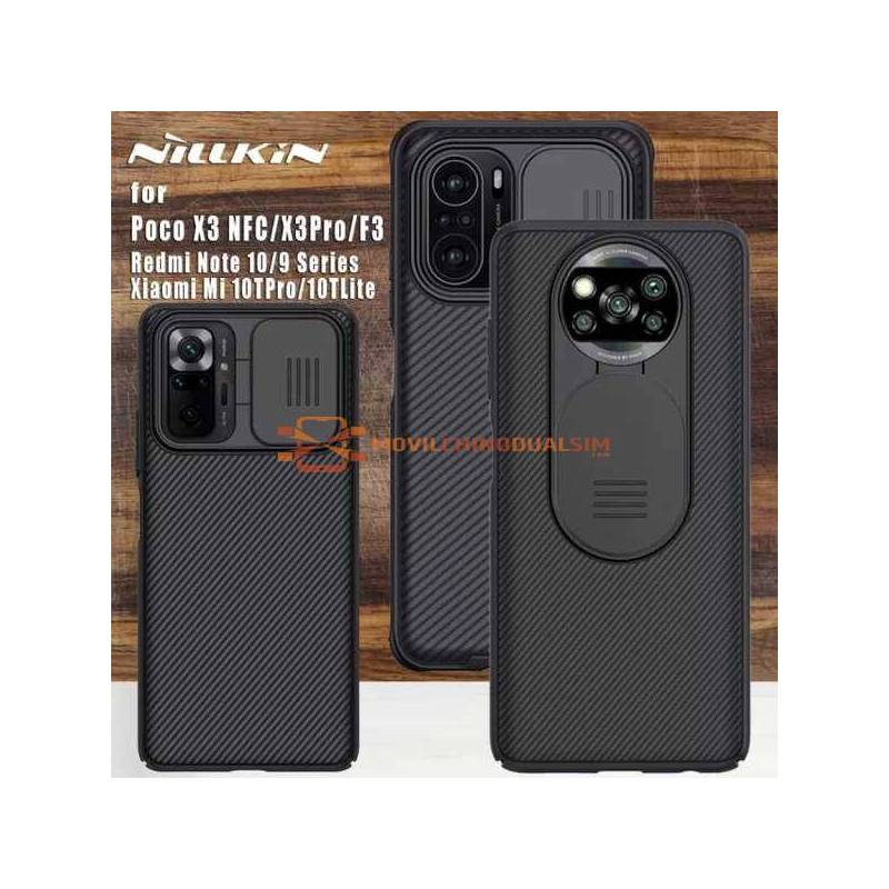Funda de proteccion con sujeción en silicona para movil chino Xiaomi Redmi Note 10S