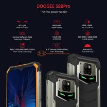 Movil chino DOOGEE S88 Pro IP68 IP69K bateria 10000mAh Helio P70 Octa Core 6GB RAM 128GB ROM