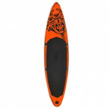 Set de tabla paddle de surf de remo hinchable naranja