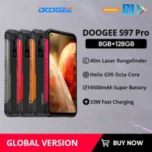 Movil chino DOOGEE S97 Pro, telémetro láser de 40m, camara de 48MP, Helio G95, ocho núcleos, 8GB + 128GB, 8500mAh, NFC