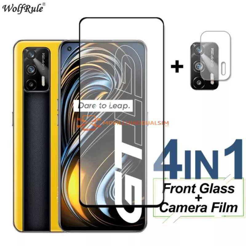 4 en 1 Unidades de protector de pantalla vidrio templado de alta calidad para movil chino Realme GT 5G