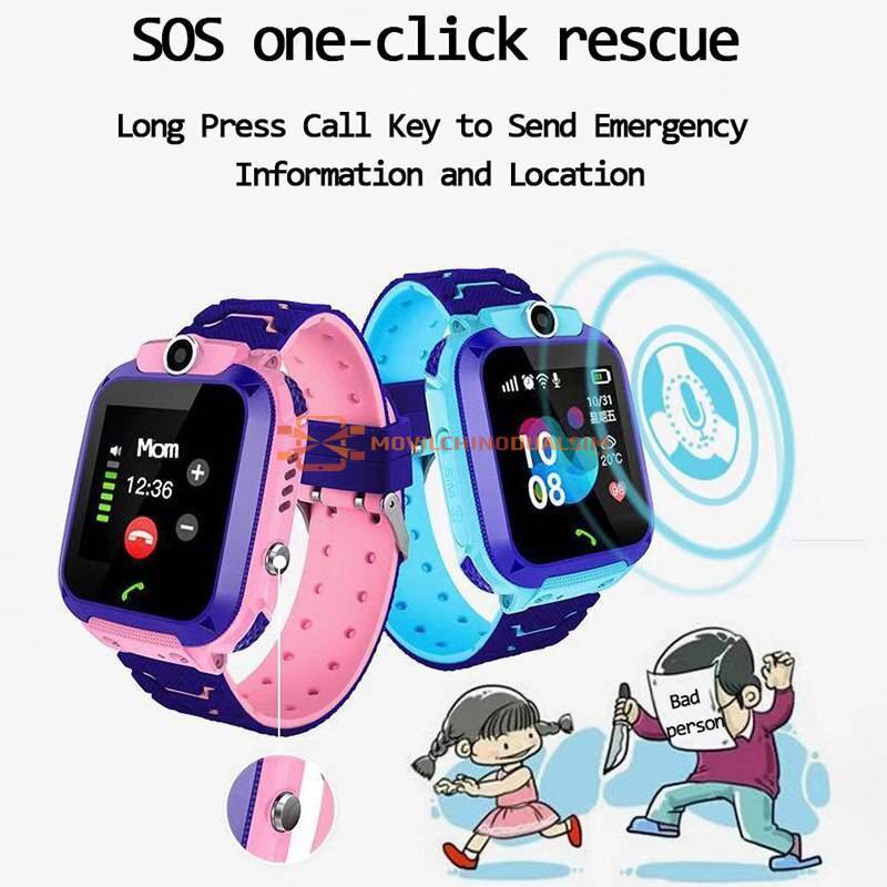 Reloj inteligente de emergencia perdida para niños con tarjeta Sim impermeable IP67