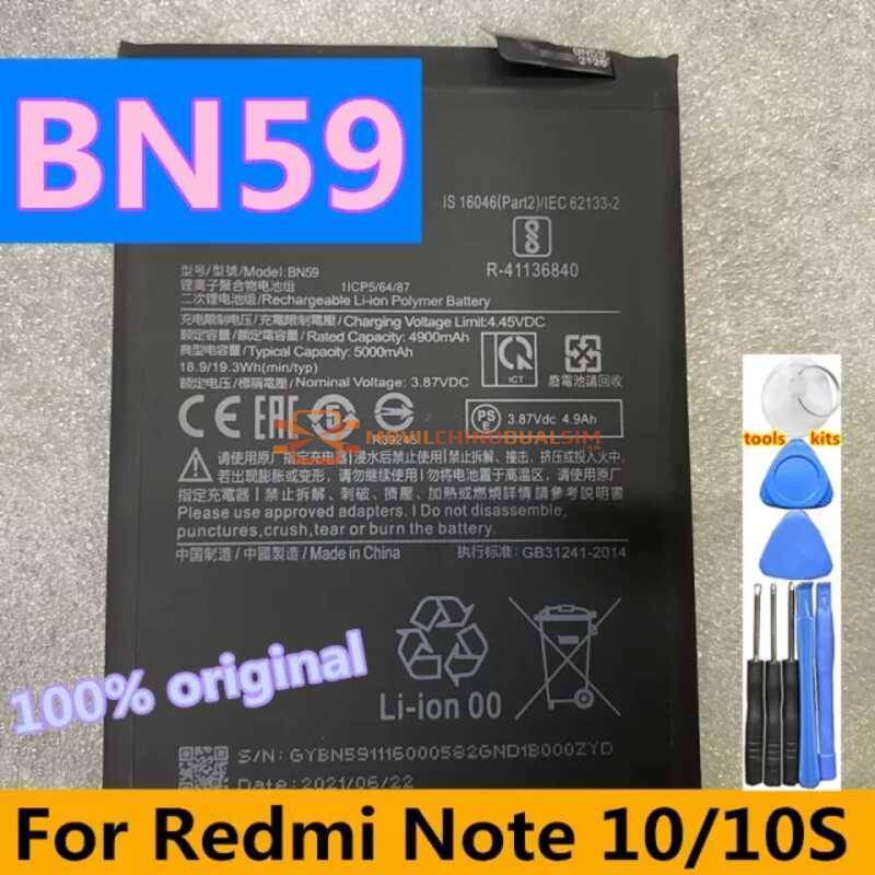 Bateria original de 5000 mAh para movil chino Xiaomi Redmi Note 10/10S y Xiaomi Redmi Note 10 5G
