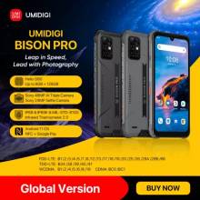 Movil chino UMIDIGI BISON Pro versión Global 128GB, IP68, Helio G80, NFC, cámara Triple de 48MP, 6,3" FHD, 5000mAh