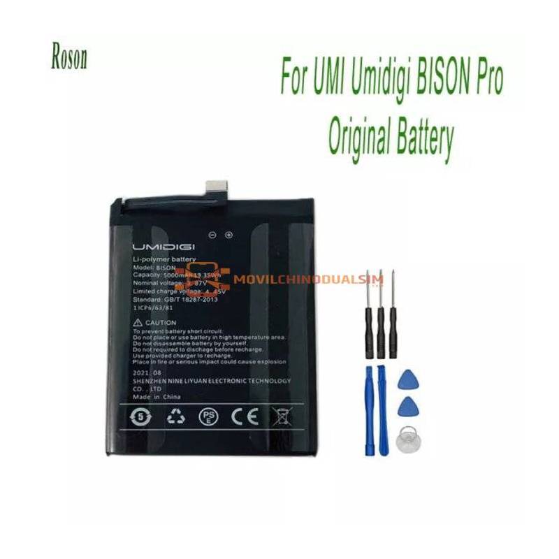 Bateria original de 5000 mAh para movil chino Umidigi BISON Pro