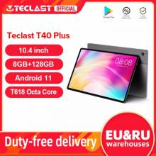 Tablet China Teclast T40 Plus de 10,4" 8GB de RAM, 128GB de ROM, UNISOC T618, Ocho Núcleos, Android 11, 2000x1200, Red Wifi 4G