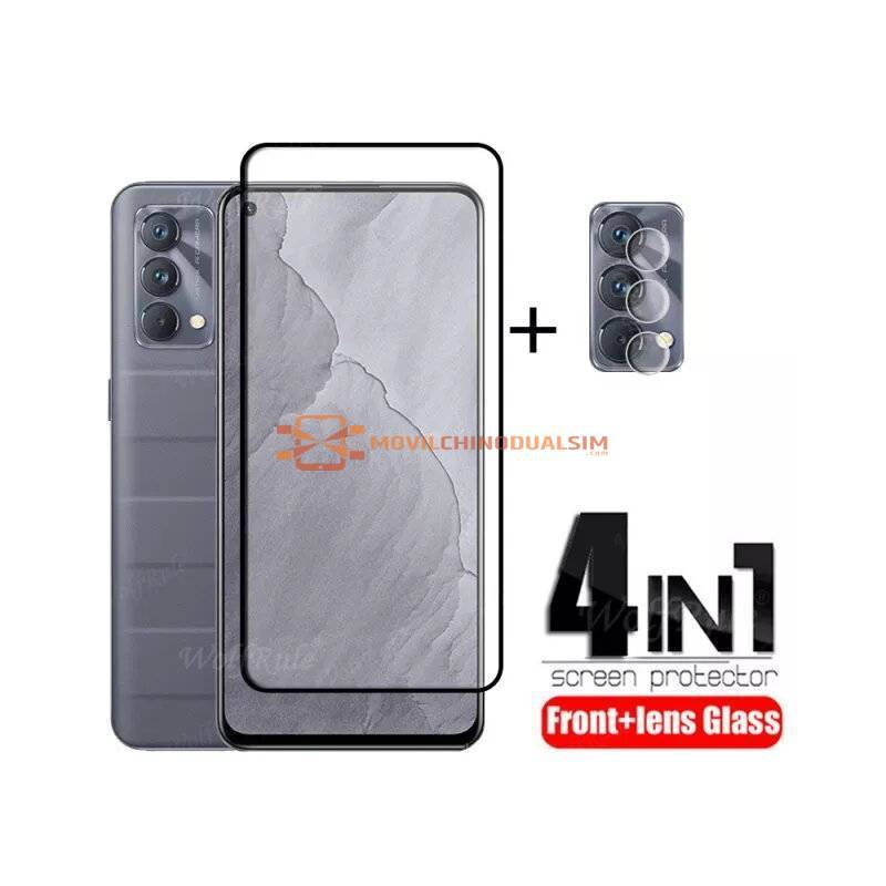 4 en 1 unidades de protector de pantalla vidrio templado de alta calidad para movil chino Realme GT Master Edition