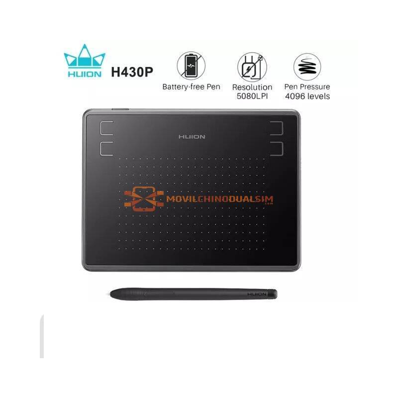 Tablet digital china HUION dibujo gráfico H430P bolígrafo de firma, OSU, para juegos, lápiz óptico