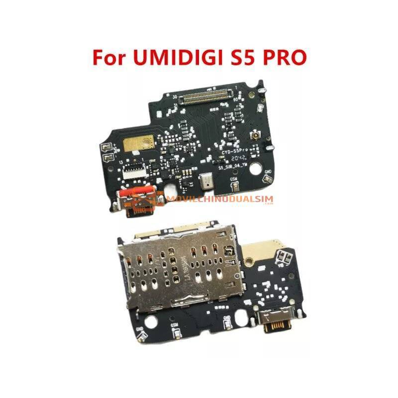Repuesto placa USB cargador de enchufe para movil chino UMIDIGI S5 PRO