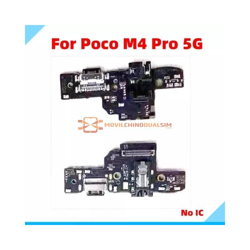 Repuesto placa USB cargador de enchufe para movil chino Xiaomi Poco M4 Pro 5G Repuesto placa USB cargador de enchufe para movil chino Xiaomi Poco M4 Pro 5G