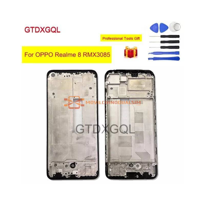 Repuesto de carcasa marco frontal LCD para movil chino Realme 8