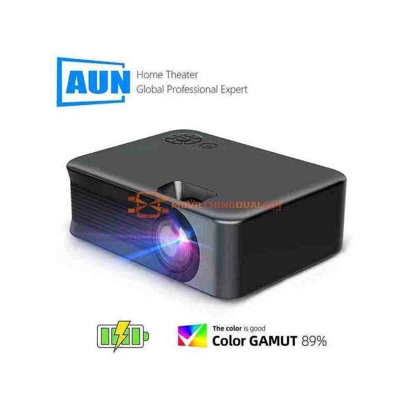 Descolorar Encogimiento damnificados ▷Mini proyector portátil AUN A30C Pro con sincronización con smart tv WIFI  ver cine compatible con movil y ver películas 4k wifi