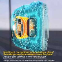 Robot de limpieza inteligente para ventanas con función de pulverización de agua y motor sin escobillas