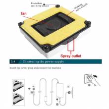 Robot de limpieza inteligente para ventanas con función de pulverización de agua y motor sin escobillas