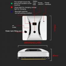 Robot de limpieza inteligente para ventanas con función de pulverización de agua y motor sin escobillas