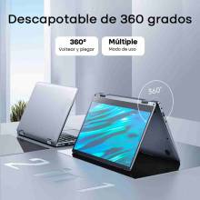 Ordenador portátil chino DERE V10 pantalla 11,6 pulgadas, 8GB RAM, 256GB SSD, 360 °, N4000 Intel Celeron, Notebook Windows 11