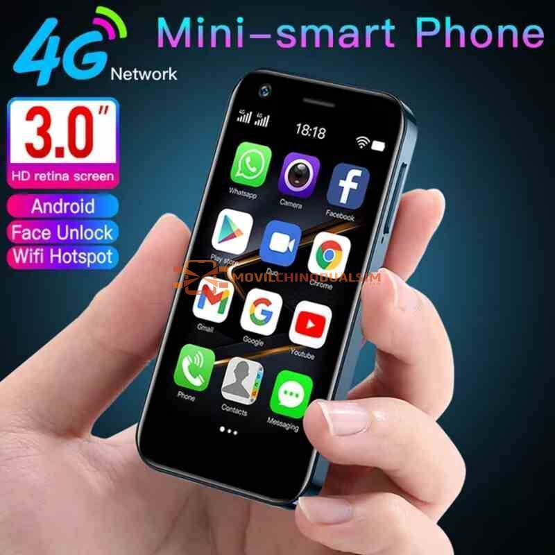 Teléfono Inteligente pequeño SOYES XS12 LTE 4G ultra delgado Android 9,0 Google Play TikTok, WIFI