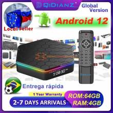 TV box inteligente T95Z PLUS con Android 12, 4GB, 64GB, Allwinner h618, banda Dual, Wifi6, 1080P, BT, 6K reproductor multimedia