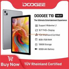 Tablet Doogee T10 de pantalla 10.1 IPS FHD + Android 12 y 8300mah de bateria