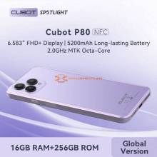 Cubot P80 smartphone Android 13, versión global, con 16 GB de RAM y cámara de 48MP