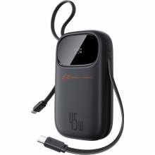 Power bank Baseus Qpow3 20000 mAh 45 W con 2 cables USB-C integrados
