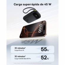 Power bank Baseus Qpow3 20000 mAh 45 W con 2 cables USB-C integrados